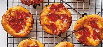 Mini Pepperoni Deep-Dish Pizzas