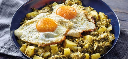 Aardappel-boerenkoolpannetje