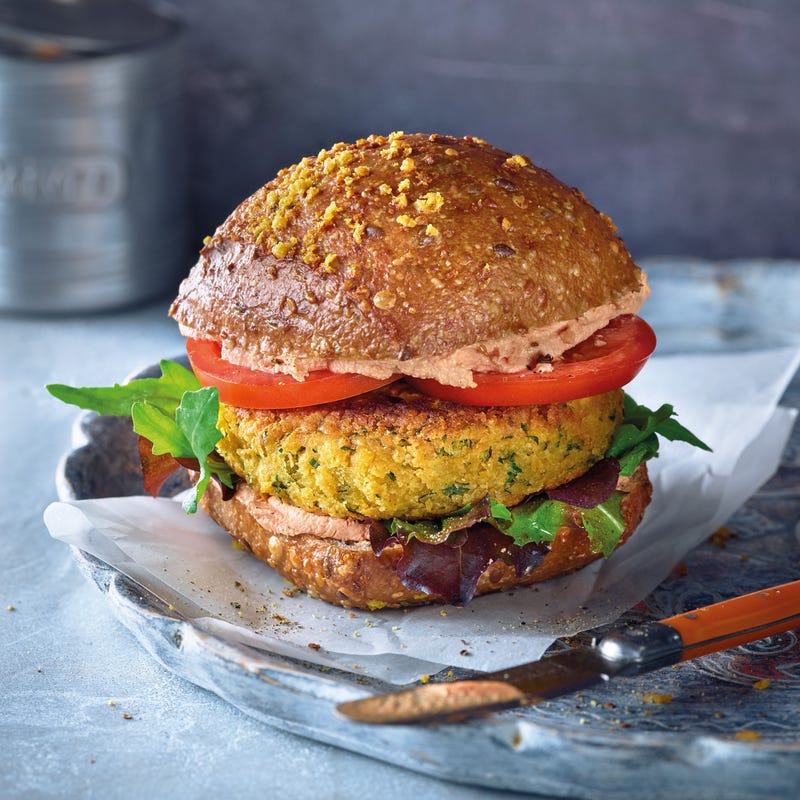 Foto van Falafelbroodje met harissacrème door WW