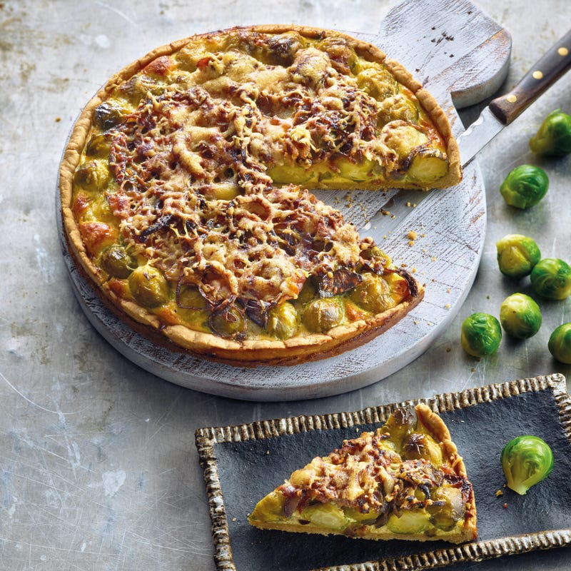 Foto van Kruidige spruitjesquiche door WW