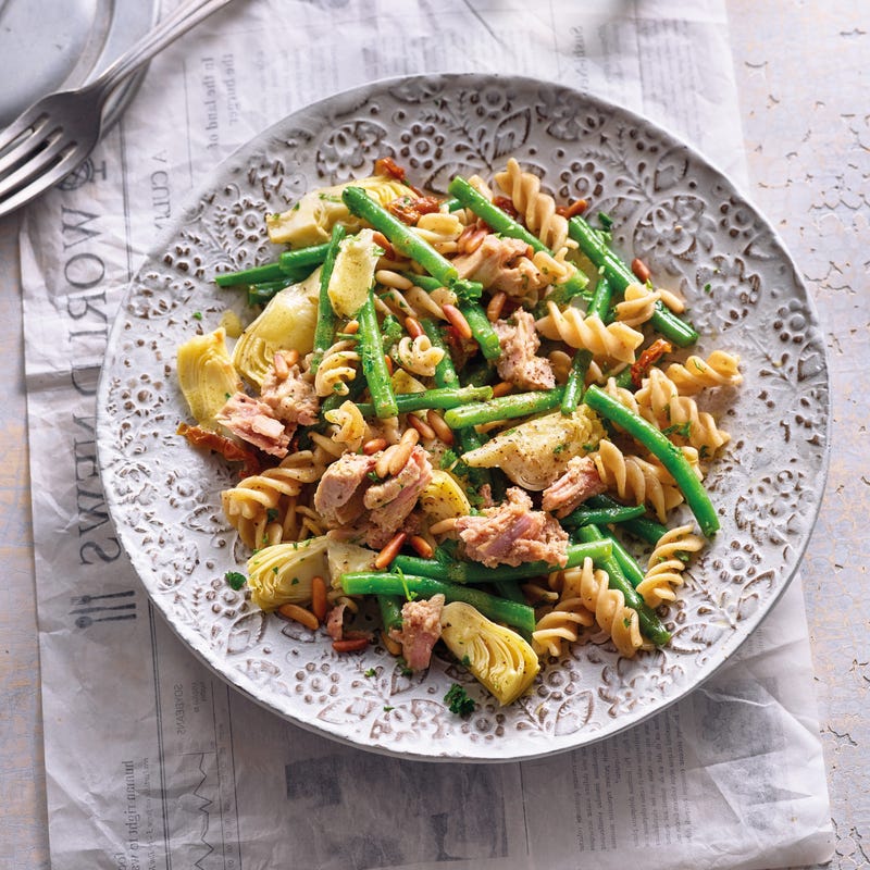 Foto van Pastasalade met tonijn en sperziebonen door WW