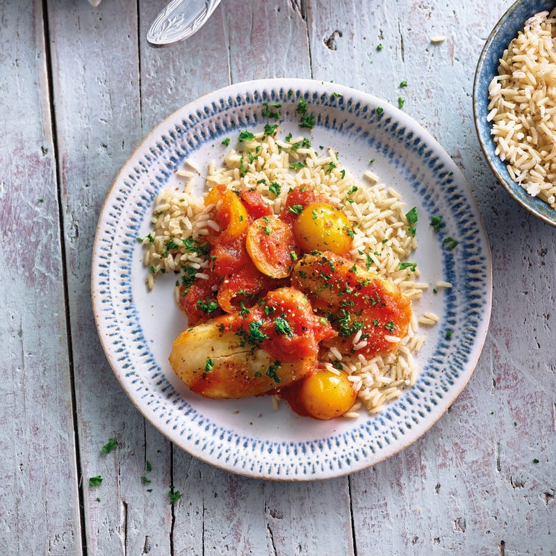 Foto van Halloumi in gerookte tomatensaus door WW