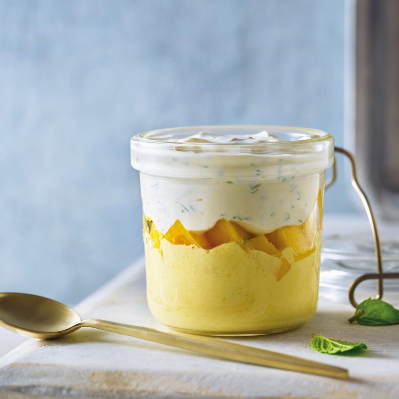Foto van Mango-muntyoghurt door WW