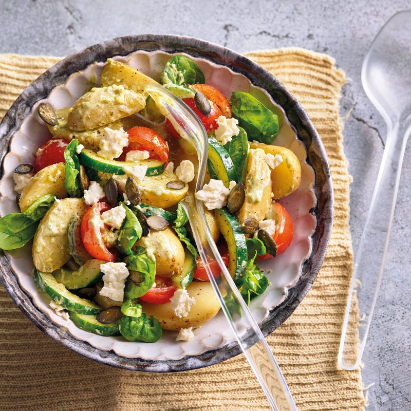 Foto van Aardappelsalade met pesto-yoghurtdressing door WW