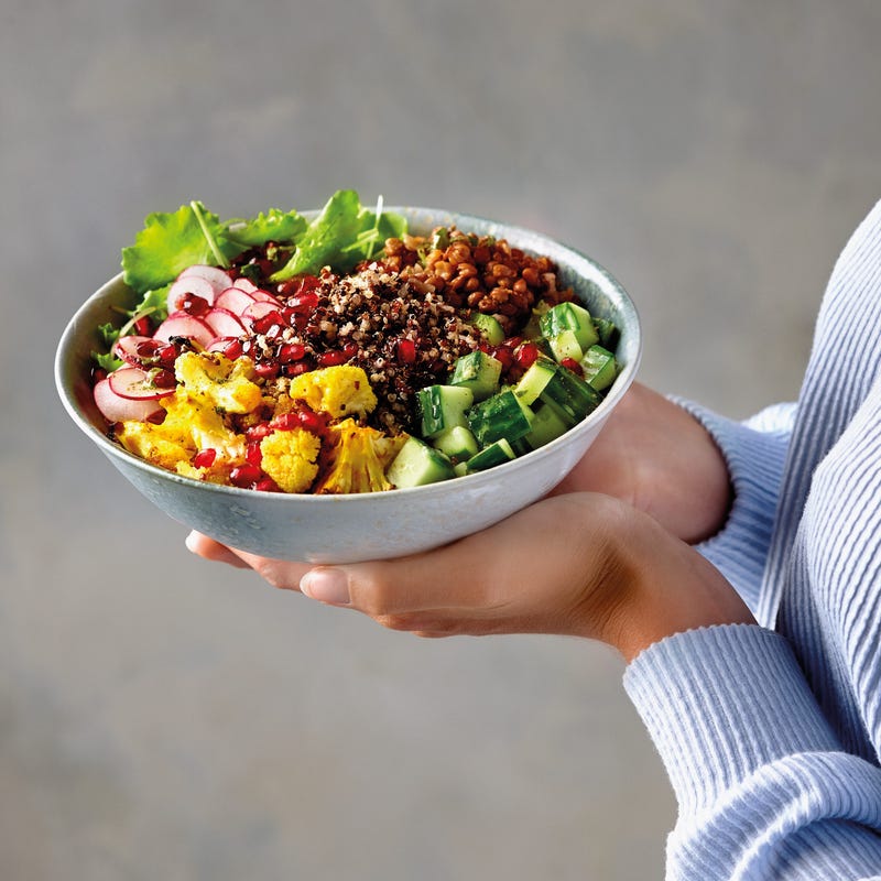 Foto van Quinoabowl met geroosterde bloemkool door WW