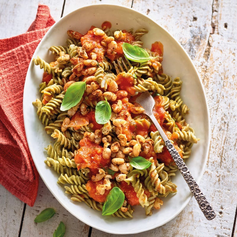 Foto van Erwtenfusilli met tomatensaus door WW