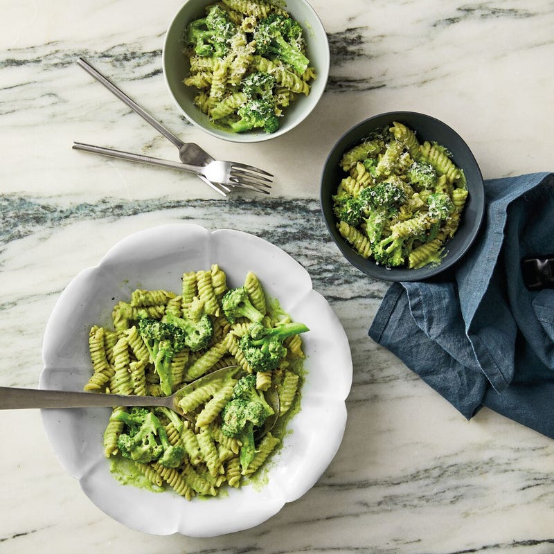 Photo of Fusilli with 'creamy' broccoli sauce by WW