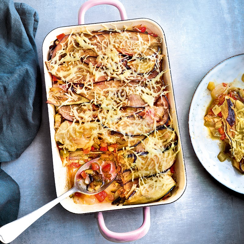 Foto van Auberginelasagne met ratatouille door WW
