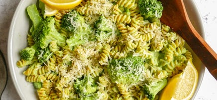 Pâtes à la sauce crémeuse aux brocolis