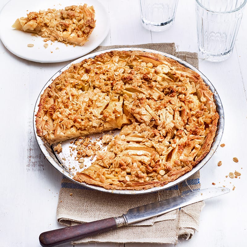 Foto van Appeltaart met crumblelaag door WW