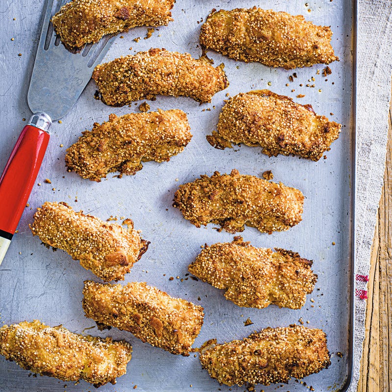 Photo of Quinoa-crusted fish goujons by WW