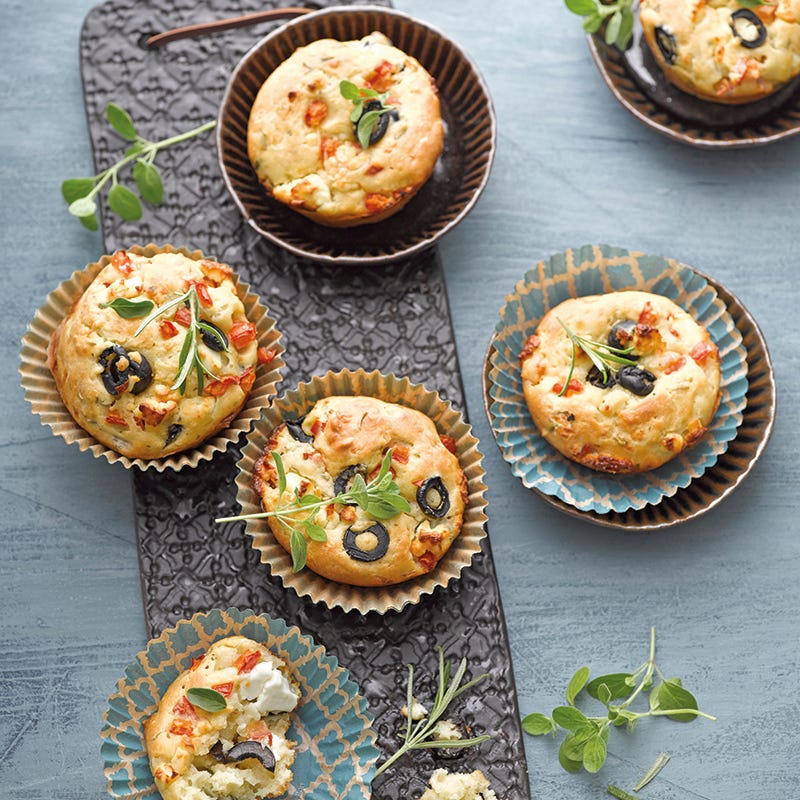 Foto van Griekse muffins met feta door WW