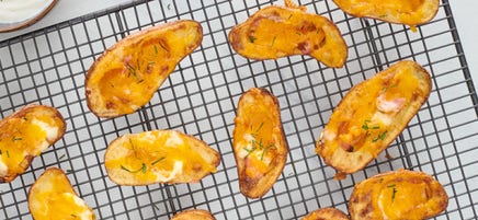 Roasted Stuffed Red Potato Bites