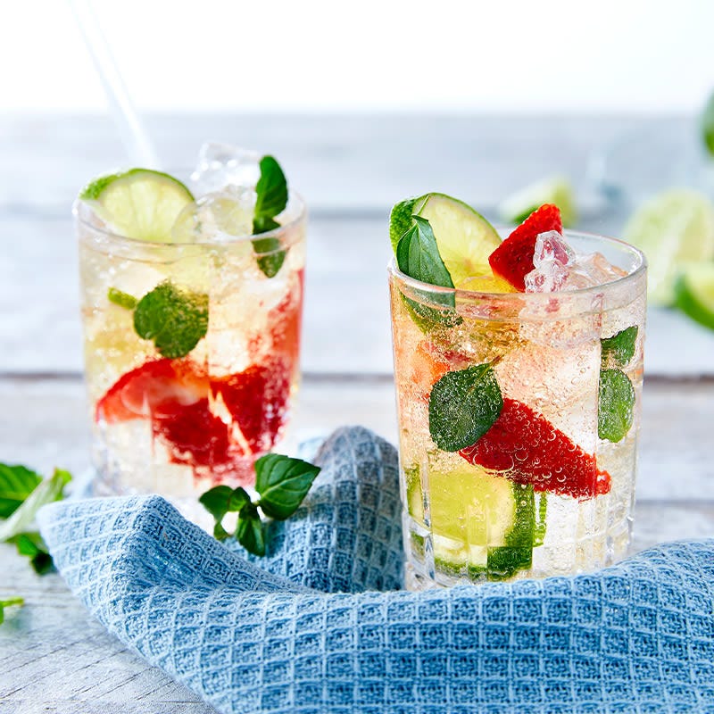 Erdbeerhugo alkoholfrei