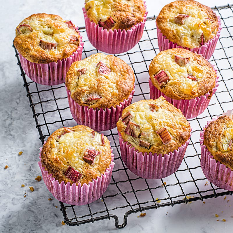 Photo of Rhubarb & custard muffins by WW
