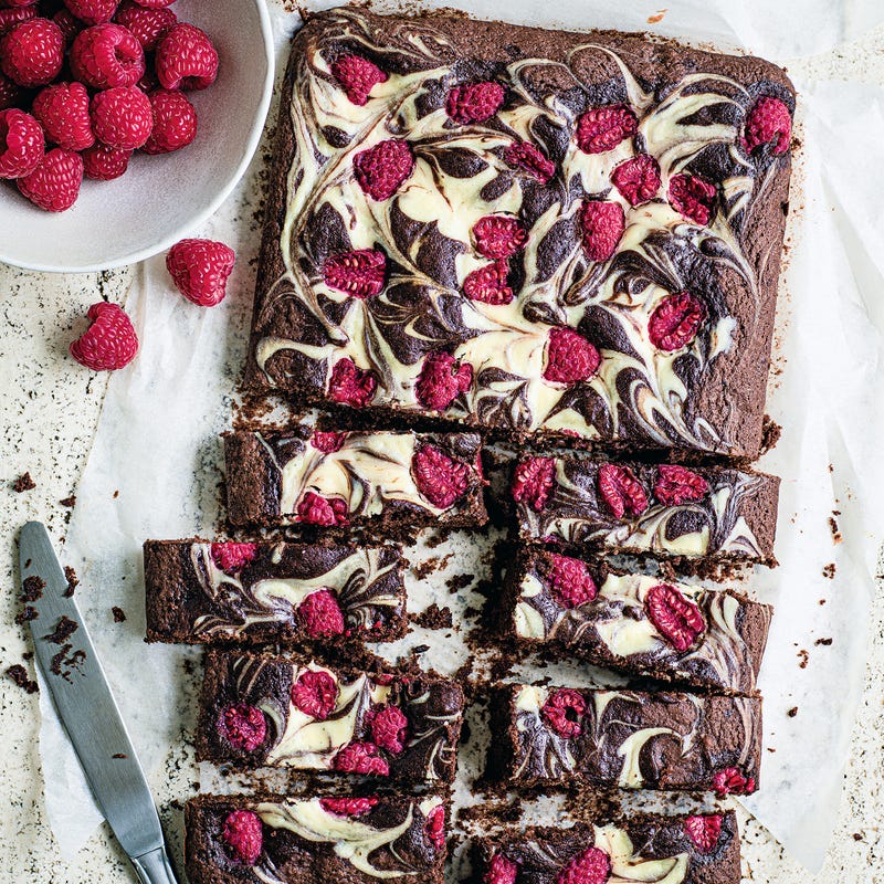 Photo of Cheesecake swirl brownie bars by WW