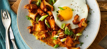 Rösti mit Pfifferlingen