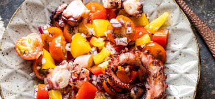 Miljuschka's heerlijke zomerse inktvissalade