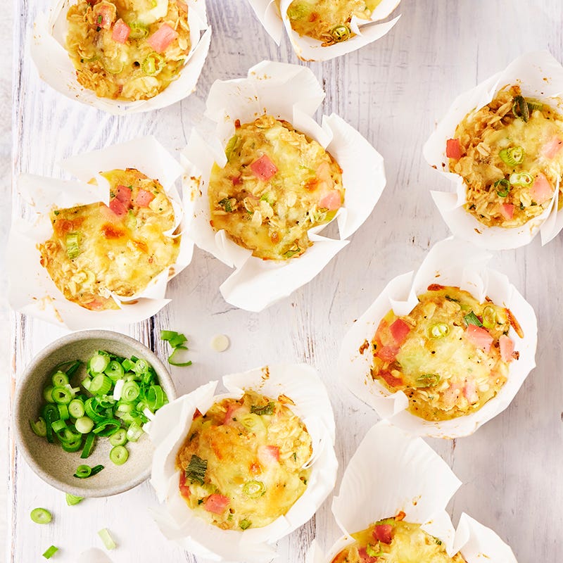 Sarah's cheese and bacon muffins