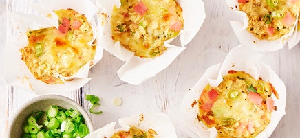 Sarah's cheese and bacon muffins