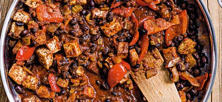 Smoky tofu chilli
