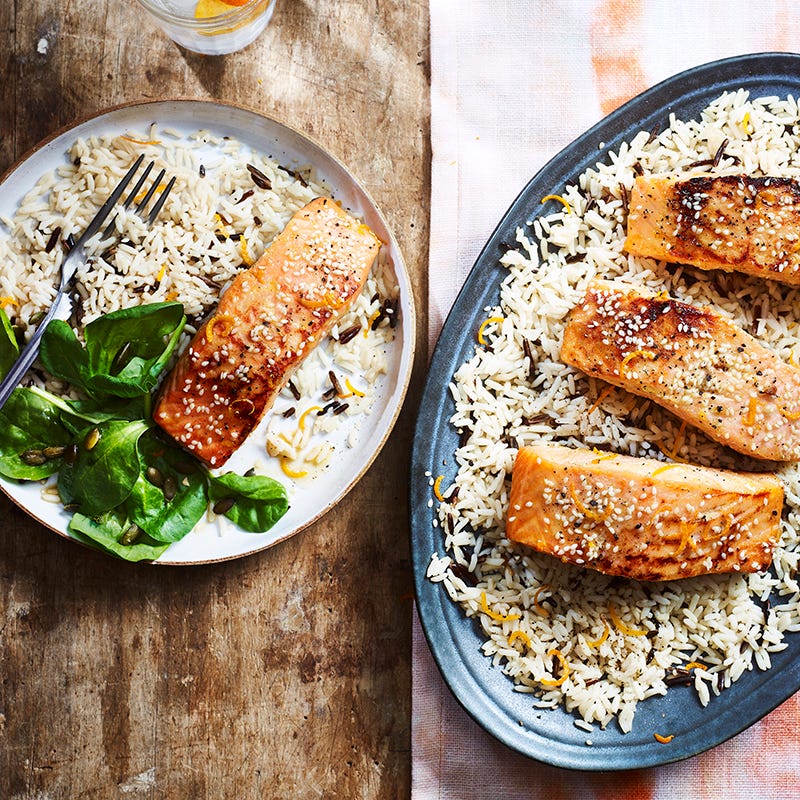 ViktVäktarna - Miso- och apelsinglaserad lax