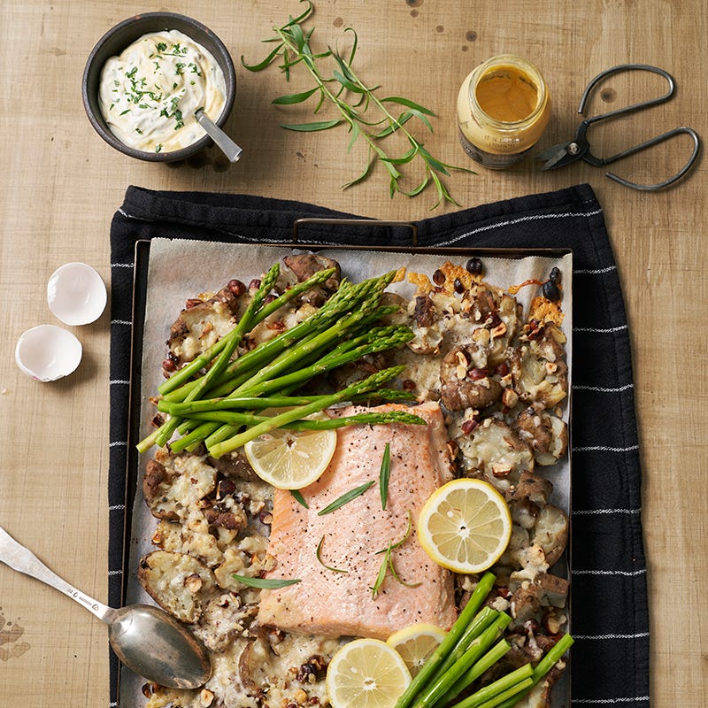 ViktVäktarna - Ugnsbakad lax med krossad jordärtskocka