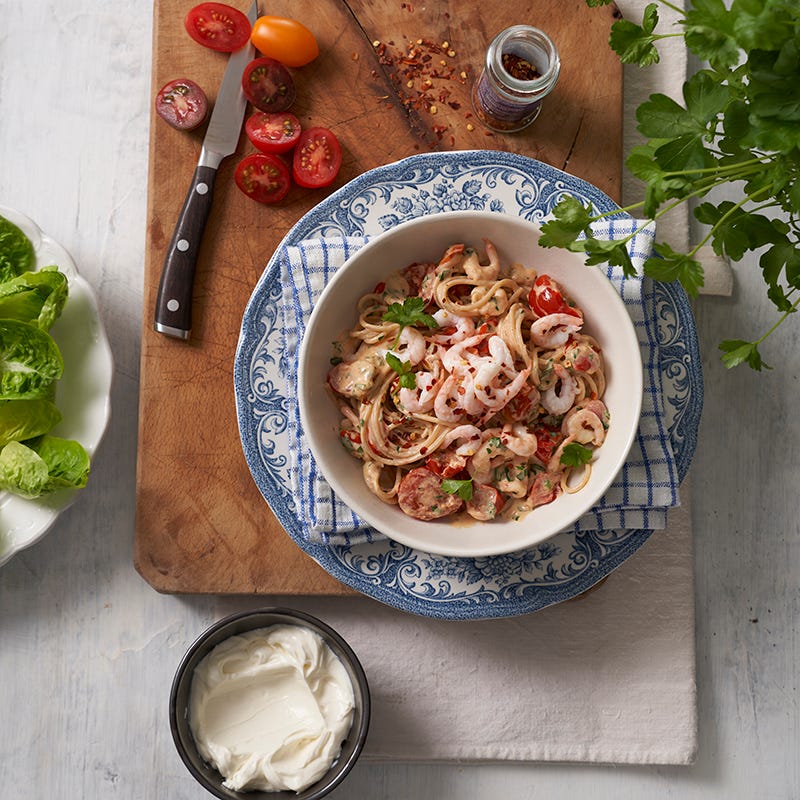 ViktVäktarna - Krämig räk- och tomatpasta