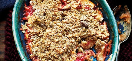 Crumble pomme-rhubarbe