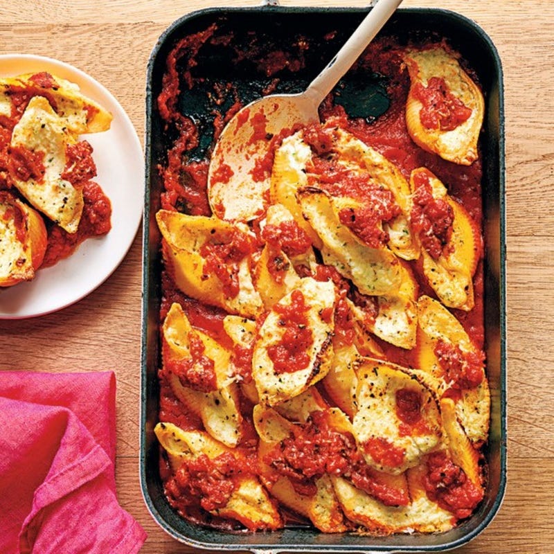 Photo de/du Pâtes coquillages farcies par WW