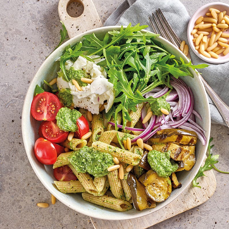 Italienische Salat-Pasta-Bowl