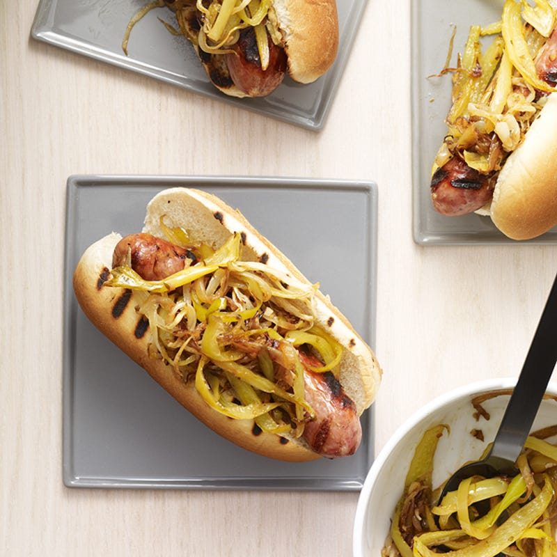 Photo of Italian chicken sausage and pepper sandwiches by WW