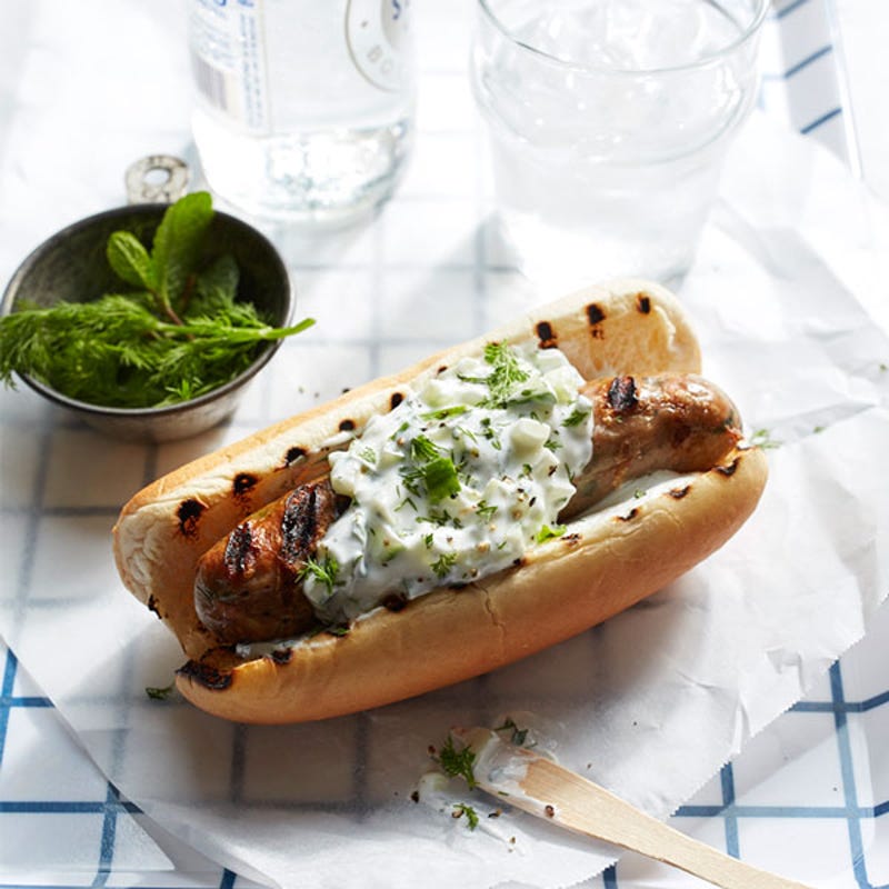 Photo of Greek chicken sausage sandwiches by WW