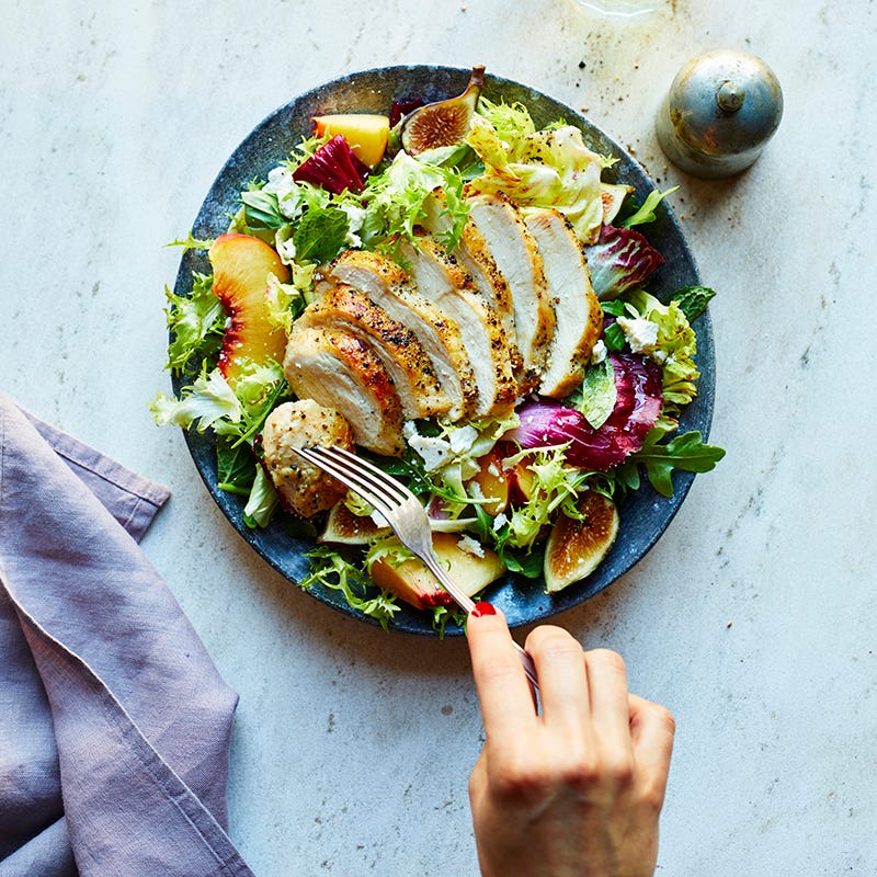ViktVäktarna - Kycklingsallad med fikon och chèvre
