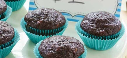Mini Chocolate Zucchini Muffins