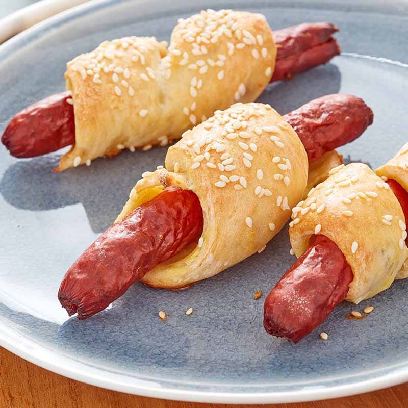 Photo of Turkey pepperoni in blankets by WW