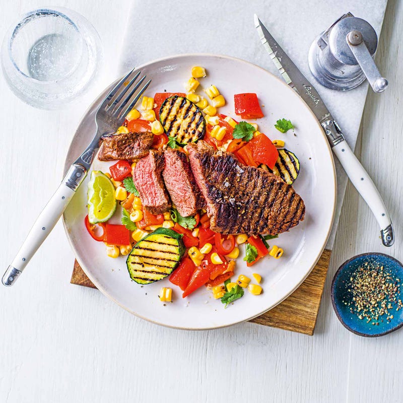 Photo of Mexican steak & tangy grilled salsa by WW
