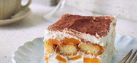 Tiramisu aux pêches