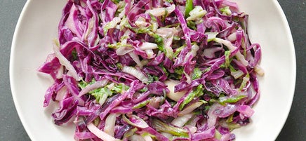 Salade de chou tiède estivale