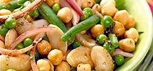 Salade d’été aux trois haricots