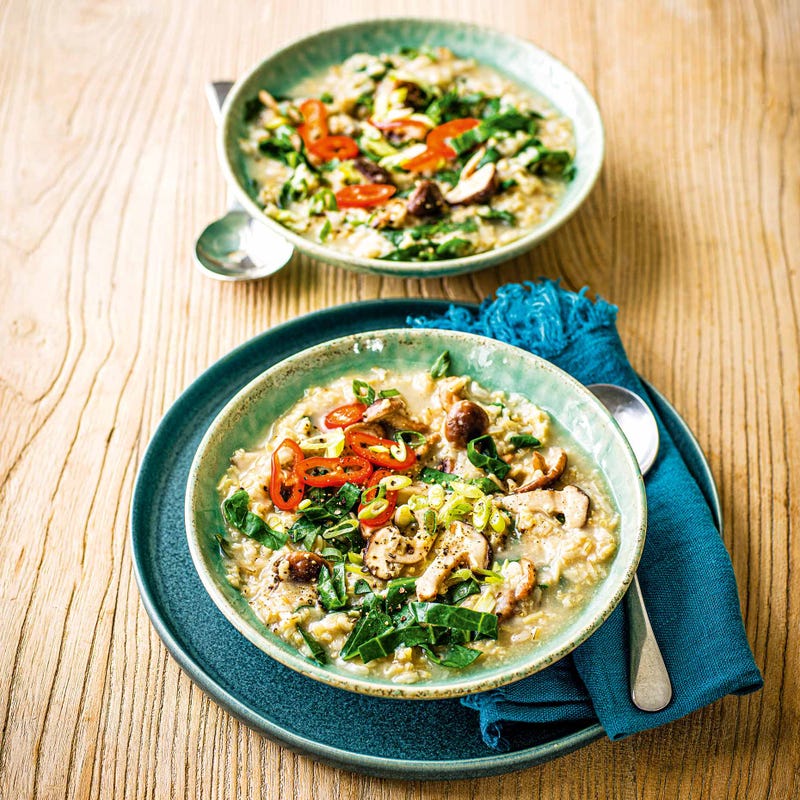 Photo of Asian-style brown rice soup by WW
