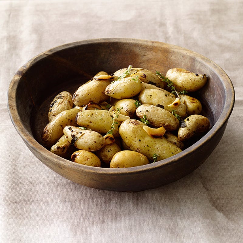 Photo of Grilled fingerling potatoes with lemon and fresh herbs by WW