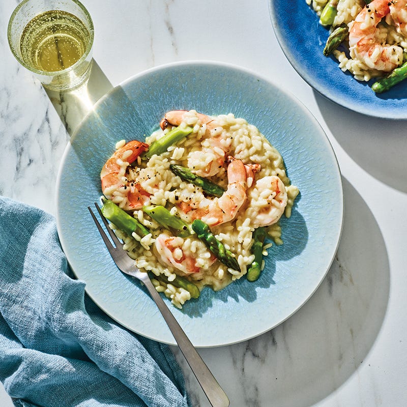 Risotto with Asparagus & Shrimp