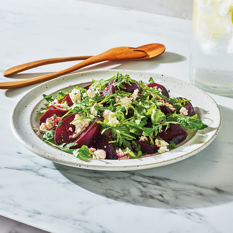Beet & mint salad with feta