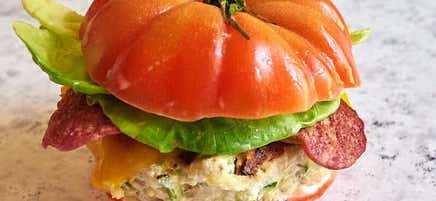 BLT cheeseburgers