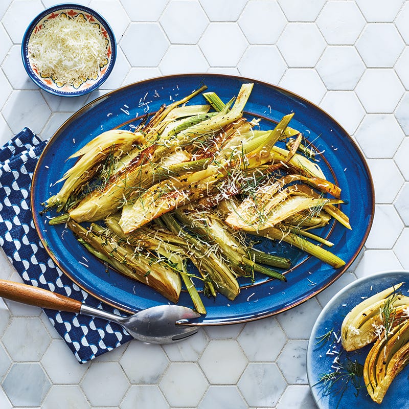 Braised fennel with Pecorino