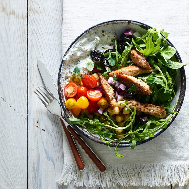 ViktVäktarna - Souvlakisallad med tzatziki