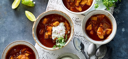 Texaschili med kalkon