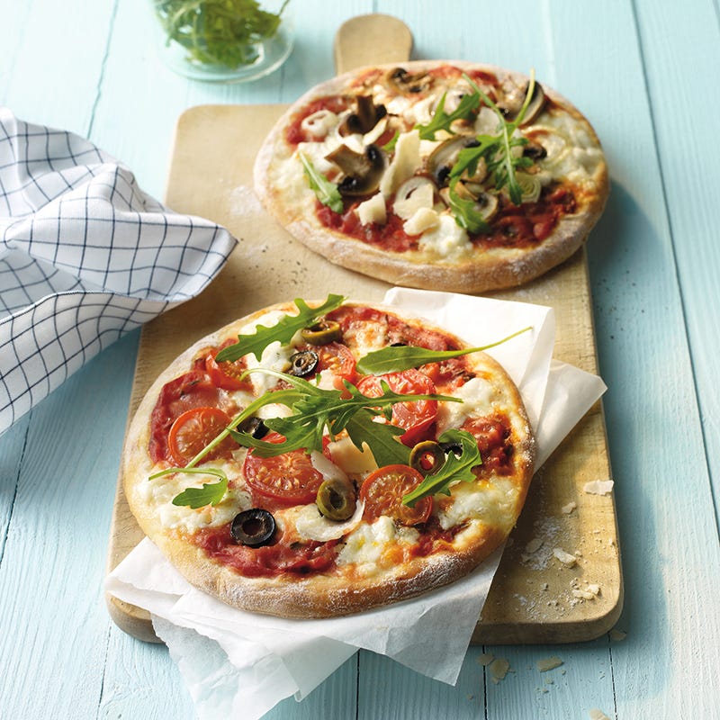 ViktVäktarna - Småpizzor med tomat och oliver