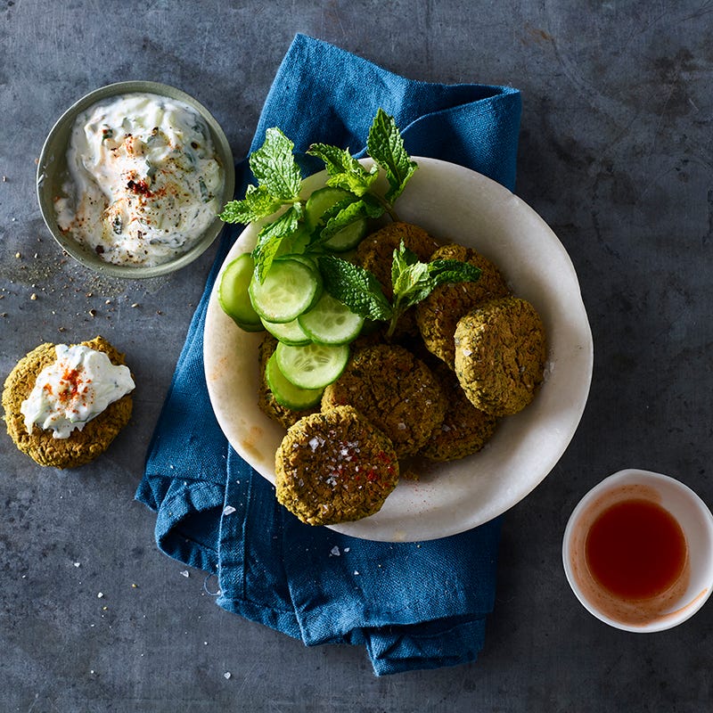 ViktVäktarna - Ugnsbakad falafel med gurksås